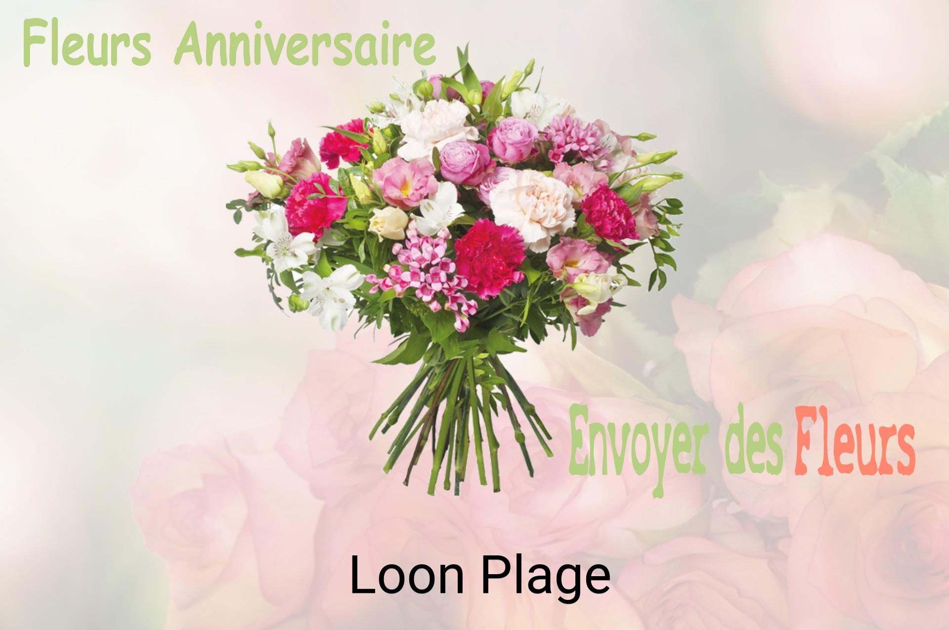 Bouquet de fleurs d’anniversaire livré à Loon-Plage